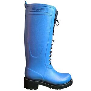 Ilse Jacobsen Rub 75 Tall Blue Rain Boots
